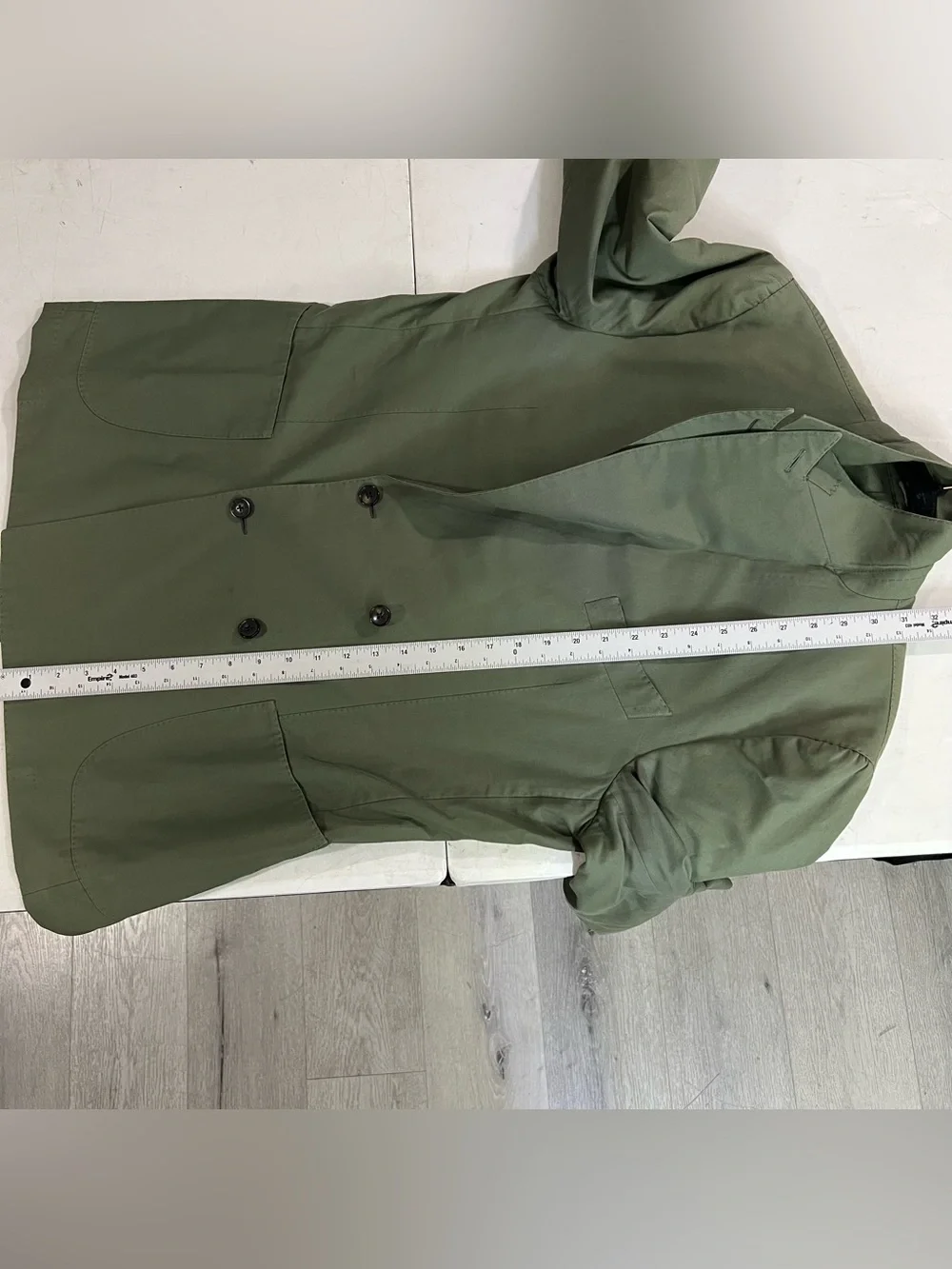 Suitsupply Havana Double Breasted 4 Button Unlined Blazer Mens EU 54 US 44 Green